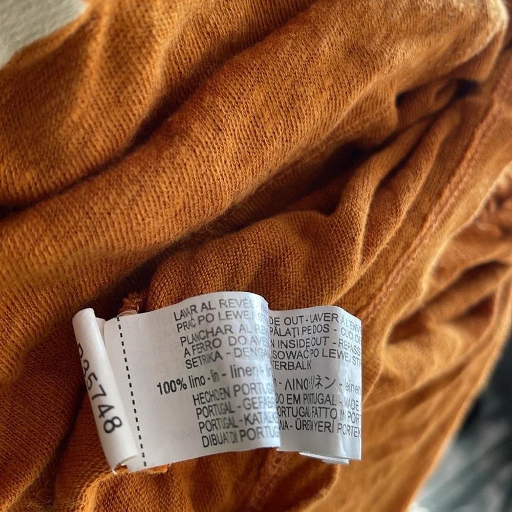 ❤️ Zara ‘I’m a 80’s Lady’ Linen Graphic Tee - Picture 8 of 13